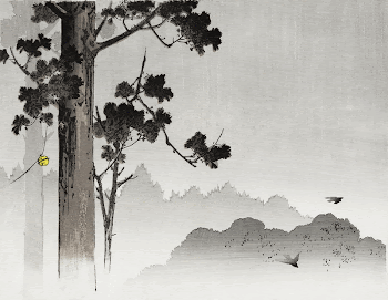 Misty forest (1900-1915) vintage Ukiyo-e | Free Photo Illustration - rawpixel