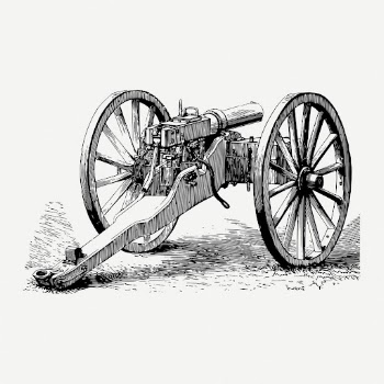 Mitrailleuse drawing, military weapon vintage | Free PSD - rawpixel