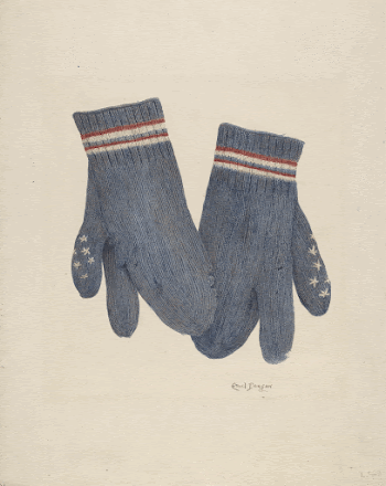 Mittens (ca. 1940) by Ethel | Free Photo - rawpixel