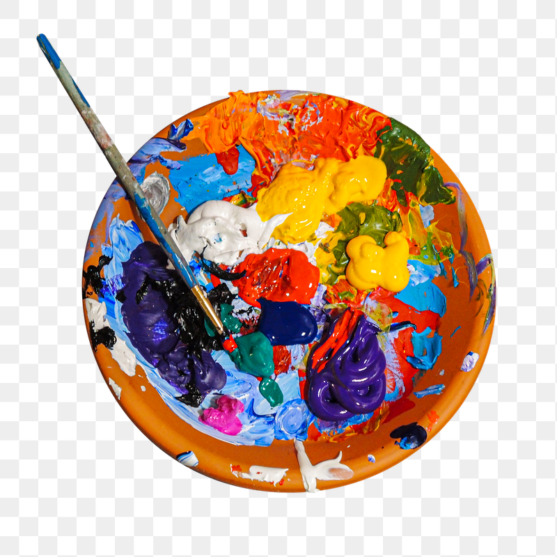 Mix of paints  png | Free PNG - rawpixel