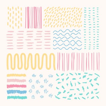 Mixed background patterns