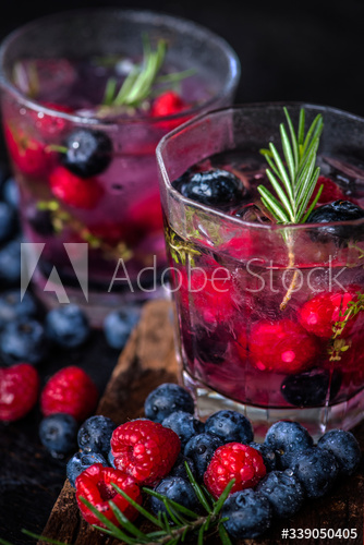 Mixed berry infused water recipe