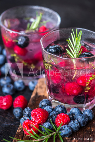 Mixed berry infused water recipe