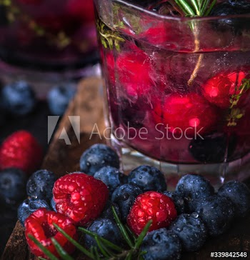 Mixed berry infused water recipe