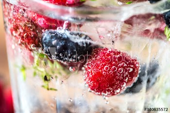 Mixed berry infused water recipe
