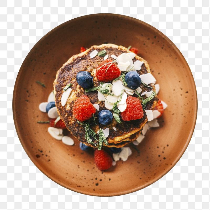 Mixed berry pancakes png sticker, | Free PNG - rawpixel
