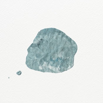 Mixed blue and green paint | Free stock illustration - 583641