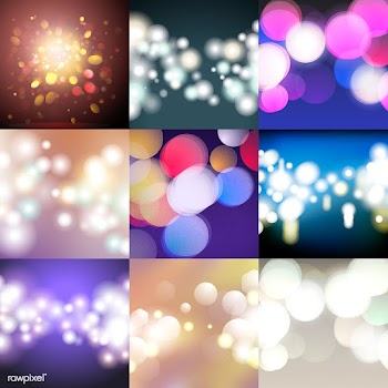 Mixed bokeh backgrounds | Free stock vector - 569923