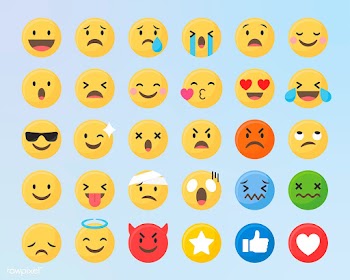 Mixed emoji set | Free stock vector - 588534