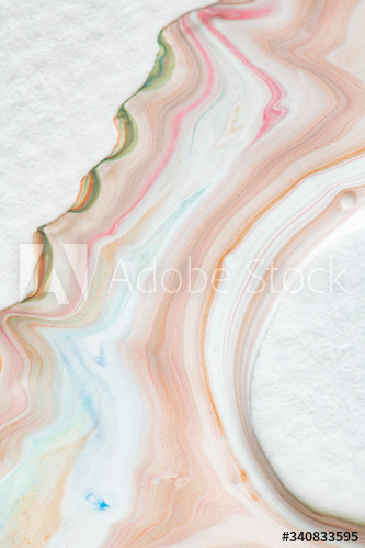 Mixed light color on a canvas