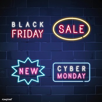 Mixed neon signs vector set | Free stock vector - 537666