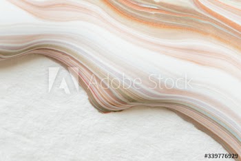 Mixed orange fluid paint