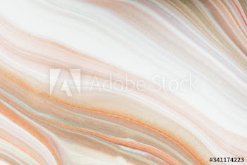 Mixed orange fluid paint