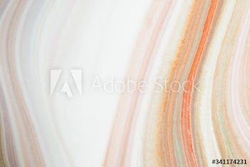 Mixed orange fluid paint
