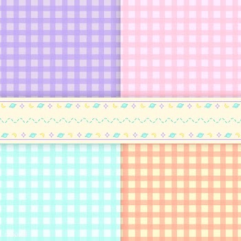 Mixed pattern pastel background vectors | Free stock vector - 512866