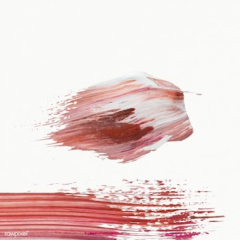 Mixed red paint brush stroke | Free stock illustration - 583602