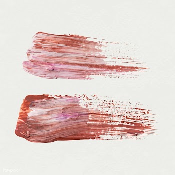 Mixed red paint brush stroke | Free stock vector - 582093