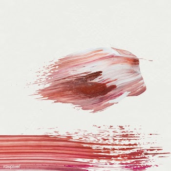 Mixed red paint brush stroke | Free stock vector - 582114