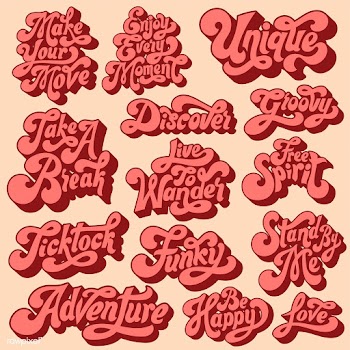 Mixed set of motivational typography | Free stock vector - 472700