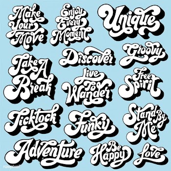 Mixed set of motivational typography | Free stock vector - 472706