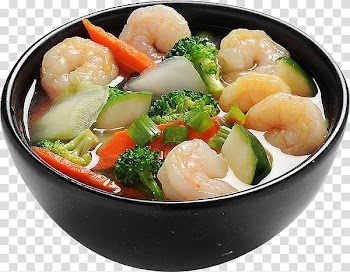 Mixed vegetable dish, Shrimp curry Vegetable soup Canh chua Asian cuisine, Soups transparent background PNG clipart