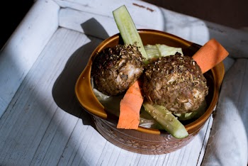 Mixed Vegetables Served on Brown Bowl