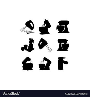 mixer machine set creative design
