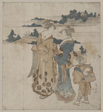 Miyamōde suru bijin. Original from the Library | Free Photo - rawpixel