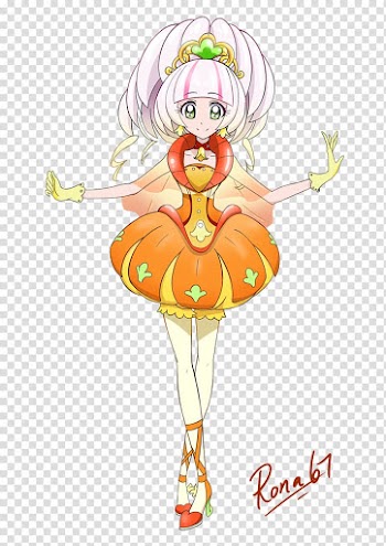 Miyuki Hoshizora Pretty Cure Pumpkin Magical girl Food, pumpkin transparent background PNG clipart