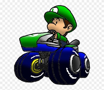 Mk8 Baby Luigi By Babyluigionfire - Baby Luigi Mario Kart 8