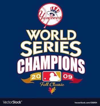 Mlb 2009 world champs vector image