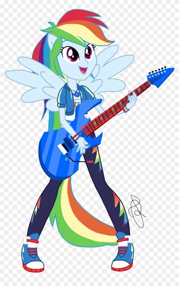 Mlp Eg - Rainbow Dash Equestria Girls Guitar