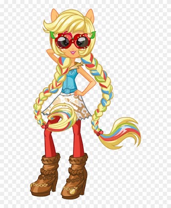 Mlp - Eg2 - Rainbow Rocks - Applejack New Look By Ytpinkiepie2 - Equestria Girls Rainbow Rocks Applejack Png