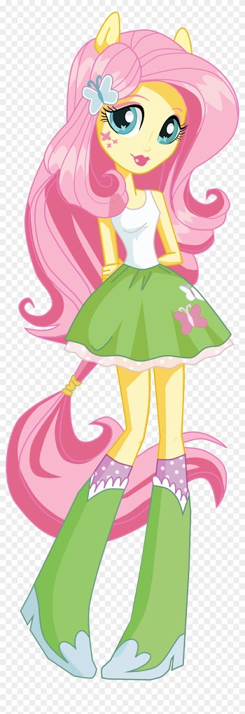 Mlp Equestria Girls Fluttershy Vector Www Pixshark - Equestria Girls Box Art