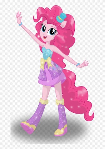 کیکِ فنجونی صورتی،کاپ کیک صورتی - Mlp Equestria Girls Pinkie Pie Dress