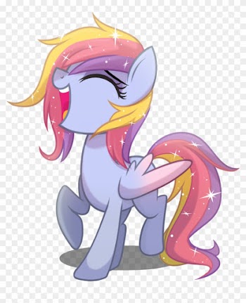 Mlp Glittering - Cloud Glitter Pony