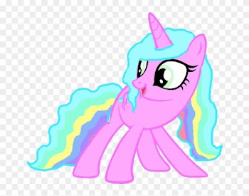 Mlp Rainbow Cloud - Princess Luna As A Teen