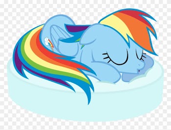Mlp Rainbow Dash Cloud Vector Download - Rainbow Dash Adopts Scootaloo
