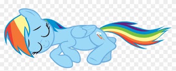 Mlp Rainbow Dash Cloud Vector Rainbow Dash Sleeping - Mlp Rainbow Dash Sleep