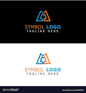mm book symbol logo design