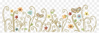 Mm Mm Mm Good Spring Frame Wreath - Flower Bottom Border Transparent