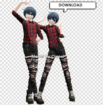[ MMD|| Black Butler ] Ciel Phantomhive [ DL ], two anime characters illustration transparent background PNG clipart