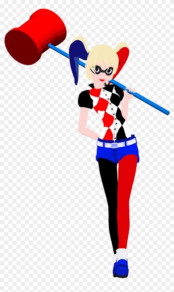Mmd - Dc Superhero Girls Harley Quinn With Hammer