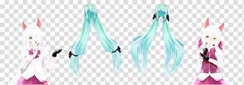 [MMD] Hair Edits (), female anime character transparent background PNG clipart