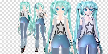 [MMD]Miku Autumn Style[] transparent background PNG clipart