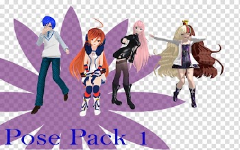 MMD Pose , animated character transparent background PNG clipart