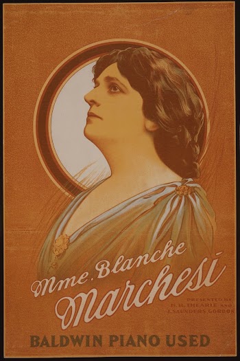 Mme. Blanche Marchesi presented by H.B. | Free Photo - rawpixel