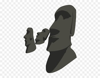 Moai Hanga Roa Rapa Iti Rapa Nui people - students clipart 