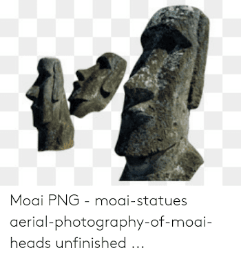 Moai PNG - Moai-Statues Aerial-Photography-Of-Moai-Heads ...