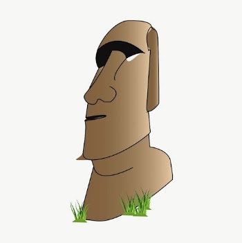 Moai statue clipart, illustration vector. | Free Vector - rawpixel